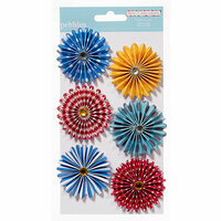 American Crafts - Pebbles - Party with Amy Locurto - Paper Flowers - Hero