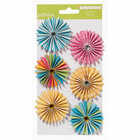 American Crafts - Pebbles - Party with Amy Locurto - Paper Flowers - Pool