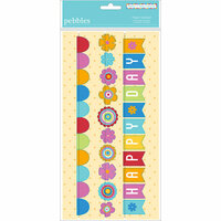 American Crafts - Pebbles - Party with Amy Locurto - Paper Garland - Rainbow