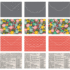 American Crafts - Pebbles - From Me To You Collection - Mini Envelopes