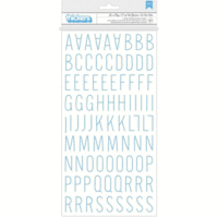 American Crafts - Pebbles - Special Delivery Collection - Boy - Thickers - Printed Chipboard - Ocean