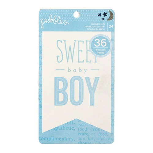 Pebbles - Special Delivery Collection - Boy - Journaling Card Pad