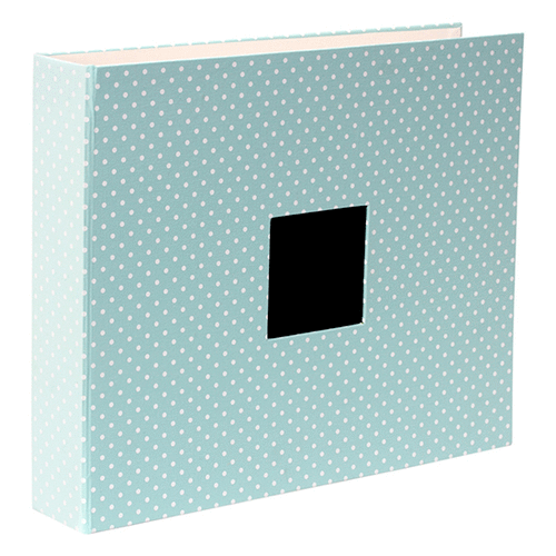 Pebbles - Special Delivery Collection - Boy - Patterned Cloth Album - 12 x 12 D-Ring