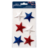 Pebbles - Americana Collection - 3 Dimensional Stickers - Stars