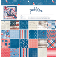 Pebbles - Americana Collection - 12 x 12 Paper Pad
