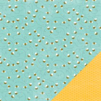 Pebbles - Garden Party Collection - 12 x 12 Double Sided Paper - Lily