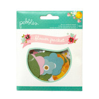 Pebbles - Garden Party Collection - Die Cut Cardstock Shapes
