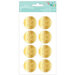 Pebbles - Birthday Wishes Collection - Cardstock Stickers - Envelope Seals - Gold