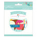 Pebbles - Birthday Wishes Collection - Printed Chipboard Shapes - Build Your Own Ice Cream Sundae