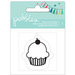 Pebbles - Birthday Wishes Collection - Clear Acrylic Stamp - Cupcake