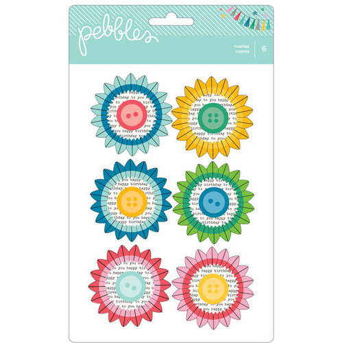Pebbles - Birthday Wishes Collection - Rosettes