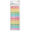 Pebbles - Happy Hooray Collection - Cardstock Stickers - Happy Birthday