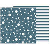 Pebbles - Night Night Collection - 12 x 12 Double Sided Paper - Sweet Dreams
