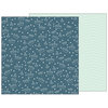 Pebbles - Night Night Collection - 12 x 12 Double Sided Paper - Sail Away