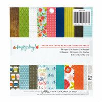 Pebbles - Happy Day Collection - 6 x 6 Paper Pad
