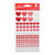 Pebbles - We Go Together Collection - Epoxy Stickers - Hearts