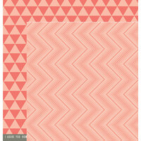 Pebbles - Cottage Living Collection - 12 x 12 Double Sided Paper - Ombre Waves
