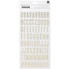 Pebbles - Cottage Living Collection - Thickers - Foil Imprint - White and Gold