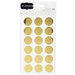 Pebbles - Cottage Living Collection - Cardstock Stickers - Gold Circles