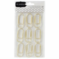 Pebbles - Cottage Living Collection - Jumbo Gold Paperclips