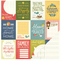 Pebbles - Homegrown Collection - 12 x 12 Double Sided Paper - Family Time