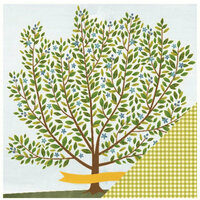 Pebbles - Homegrown Collection - 12 x 12 Double Sided Paper - Family Tree