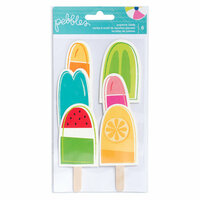 Pebbles - Fun In The Sun Collection - Popsicle Cards