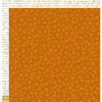 Pebbles - Harvest Collection - 12 x 12 Double Sided Paper - Scattered Leaves