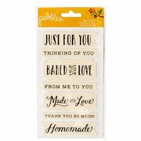 Pebbles - Harvest Collection - Fabric Stickers - Flour Sack