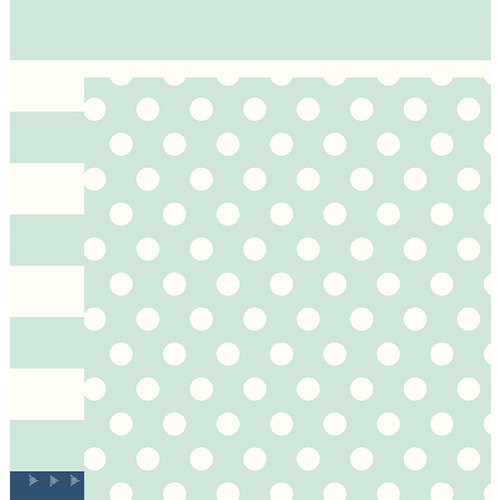 Pebbles - DIY Home Collection - 12 x 12 Double Sided Paper - Soft Blue Classic