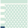 Pebbles - DIY Home Collection - 12 x 12 Double Sided Paper - Soft Blue Classic