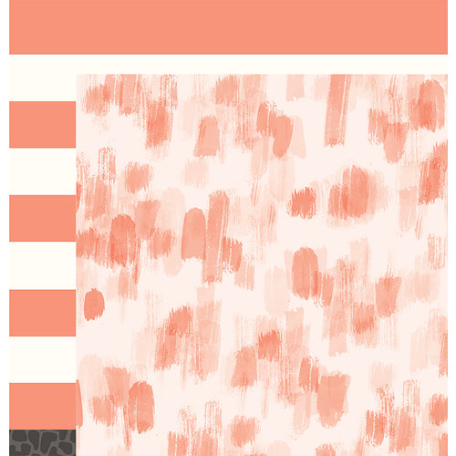 Pebbles - DIY Home Collection - 12 x 12 Double Sided Paper - Brush Strokes