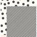Pebbles - DIY Home Collection - 12 x 12 Double Sided Paper - Ribbon Stripe
