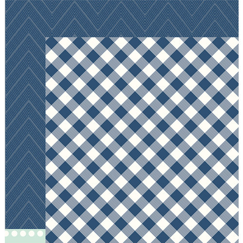 Pebbles - DIY Home Collection - 12 x 12 Double Sided Paper - Buffalo Check