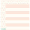 Pebbles - DIY Home Collection - 12 x 12 Double Sided Paper - Soft Pink Classic
