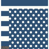 Pebbles - DIY Home Collection - 12 x 12 Double Sided Paper - Navy Blue Classic