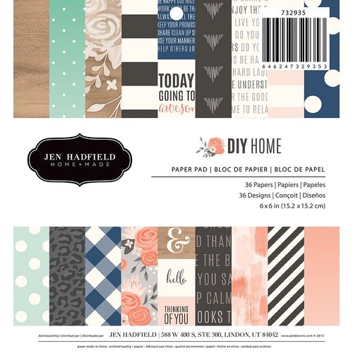 Pebbles - DIY Home Collection - 6 x 6 Paper Pad