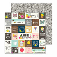 Pebbles - Patio Party Collection - 12 x 12 Double Sided Paper - From Me To You