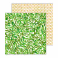 Pebbles - Patio Party Collection - 12 x 12 Double Sided Paper - Ferns