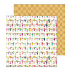 Pebbles - Patio Party Collection - 12 x 12 Double Sided Paper - Mocktails
