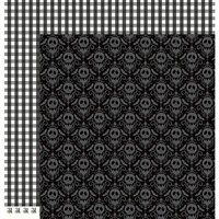 Pebbles - Boo Collection - Halloween - 12 x 12 Double Sided Paper - Day of the Dead