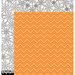 Pebbles - Boo Collection - Halloween - 12 x 12 Double Sided Paper - Candy Corn