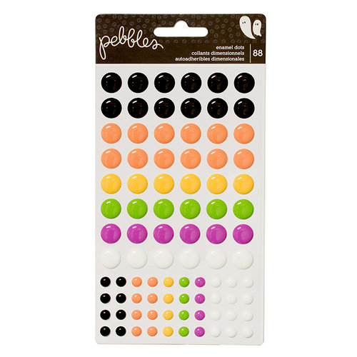 Pebbles - Boo Collection - Halloween - Enamel Dots