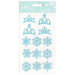 Pebbles - Winter Wonderland Collection - Christmas - Puffy Stickers