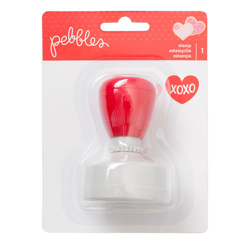Pebbles - Be Mine Collection - Self-Inking Stamp - Heart