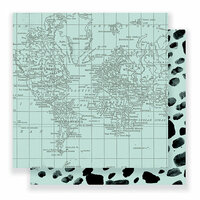 Pebbles - Everyday Collection - 12 x 12 Double Sided Paper - World View