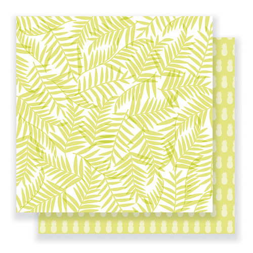 Pebbles - Everyday Collection - 12 x 12 Double Sided Paper - Tropical Delight