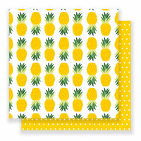 Pebbles - Everyday Collection - 12 x 12 Double Sided Paper - Pineapples