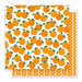 Pebbles - Everyday Collection - 12 x 12 Double Sided Paper - Mandarins