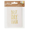 Pebbles - Spring Fling Collection - 3 x 4 Vellum Quote Cards with Foil Accents